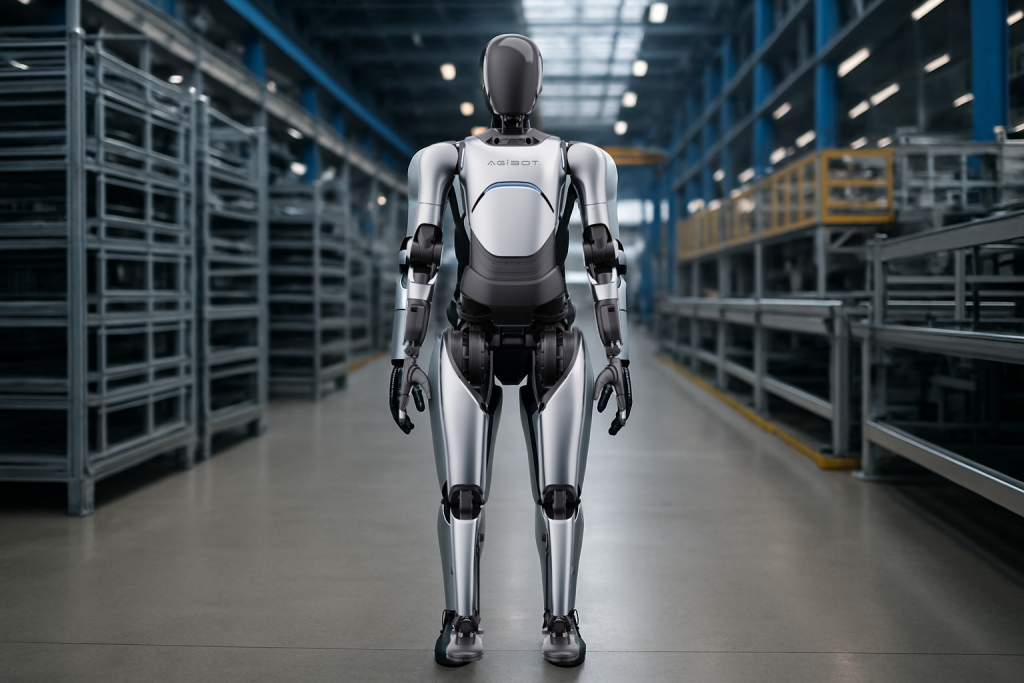 Agibot A2 — in context (AI-generated)