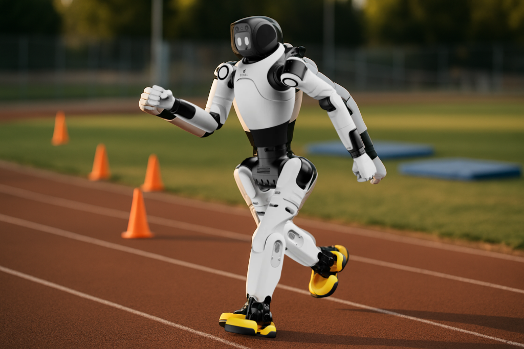 AgiBot Lingxi X2 — in context (AI-generated)
