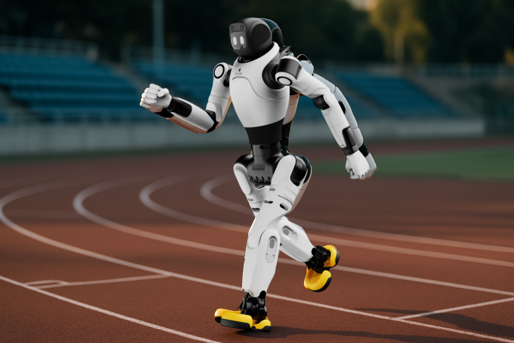 AgiBot Lingxi X2 — in context (AI-generated)