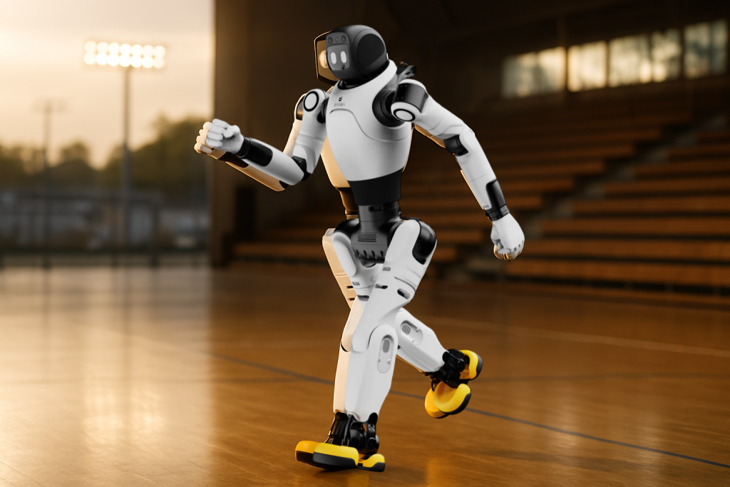 AgiBot Lingxi X2 — in context (AI-generated)