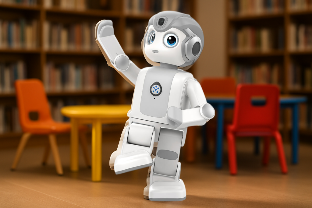 Alpha Mini — in context (AI-generated)