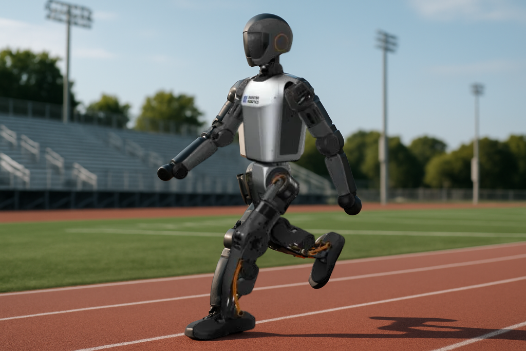 Booster T1 — in context (AI-generated)