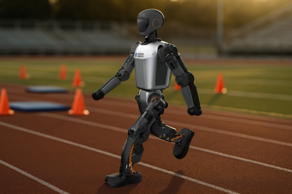 Booster T1 — in context (AI-generated)