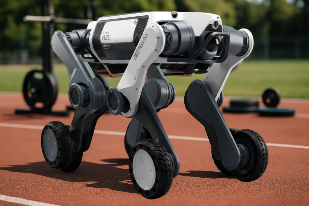 DEEP Robotics Lynx — in context (AI-generated)