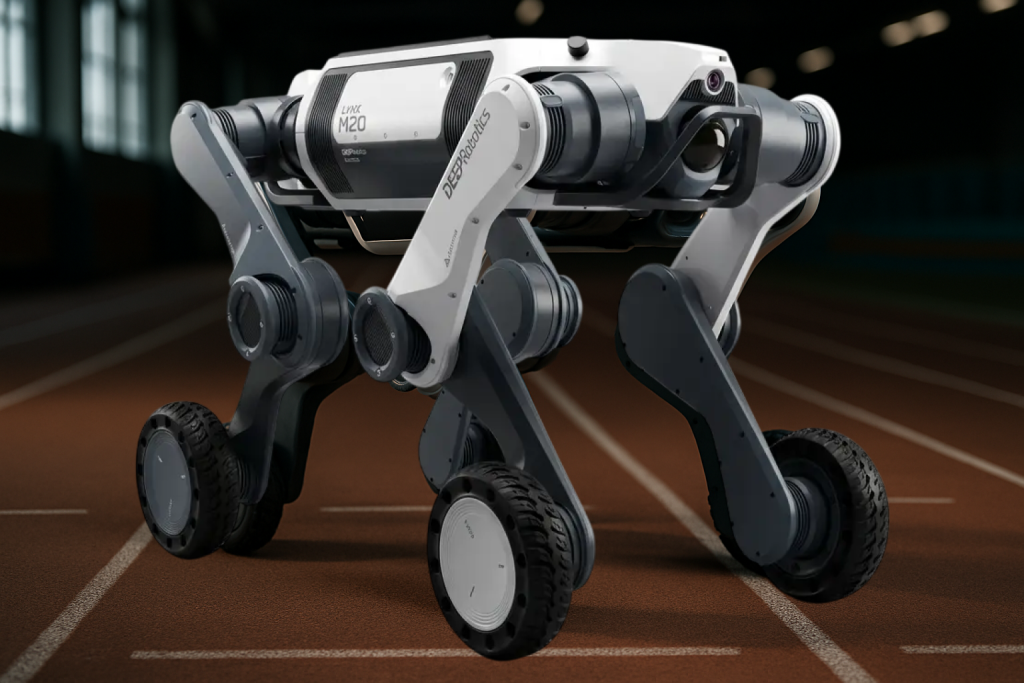 DEEP Robotics Lynx — in context (AI-generated)