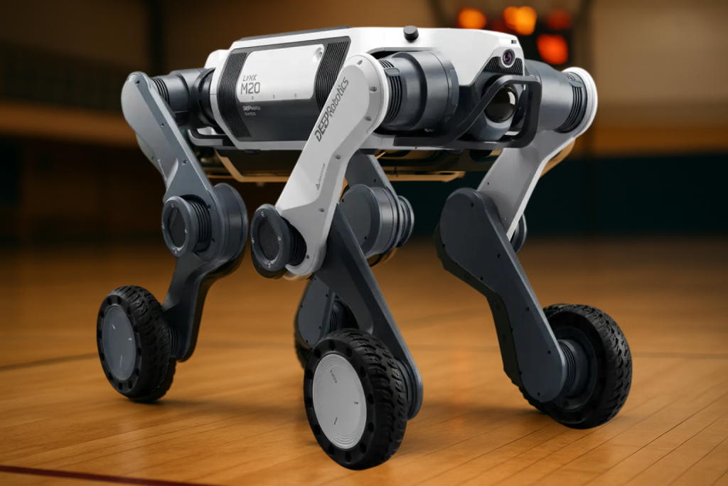 DEEP Robotics Lynx — in context (AI-generated)