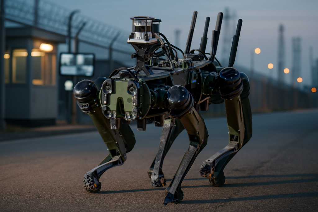 Ghost Robotics Vision 60 — in context (AI-generated)