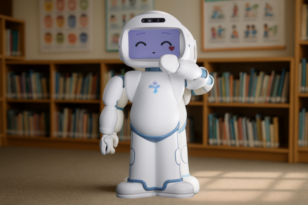 QTrobot — in context (AI-generated)