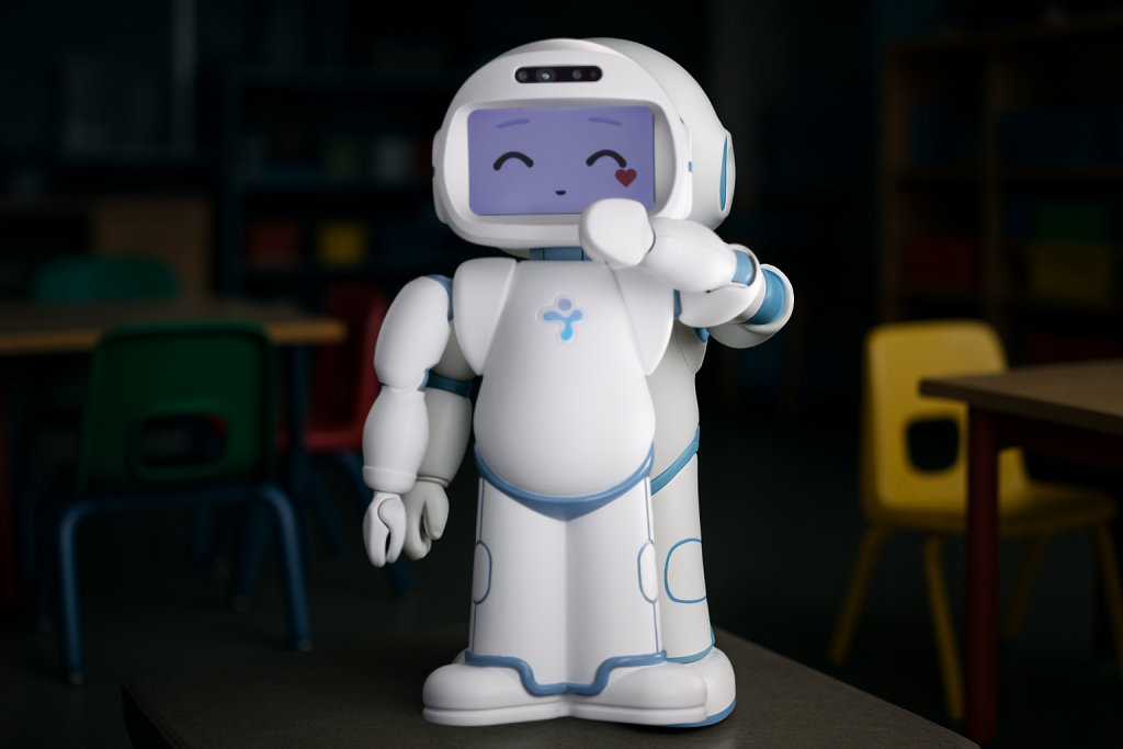 QTrobot — in context (AI-generated)